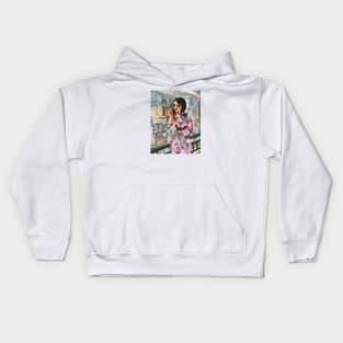 Beirut balconies Kids Hoodie